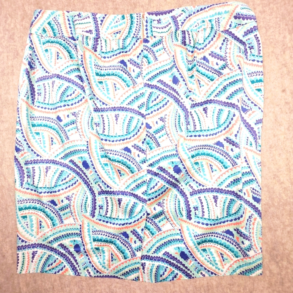 Lane Bryant Skirt Size 20 Geometric Knee Length Pencil‎